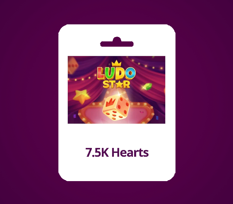 

Ludo Star 7.5K Hearts Gift Card
