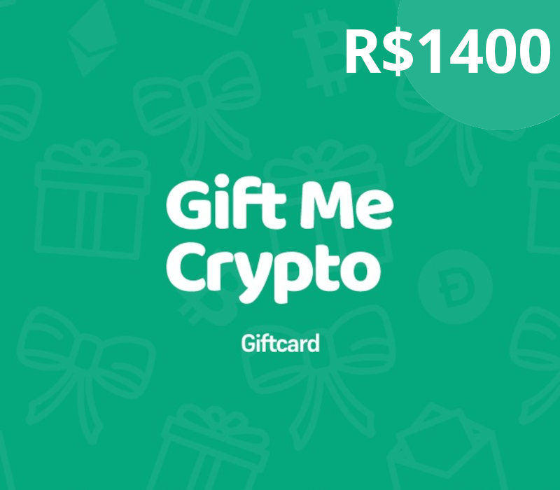 

Gift Me Crypto BRL 1400 Gift Card