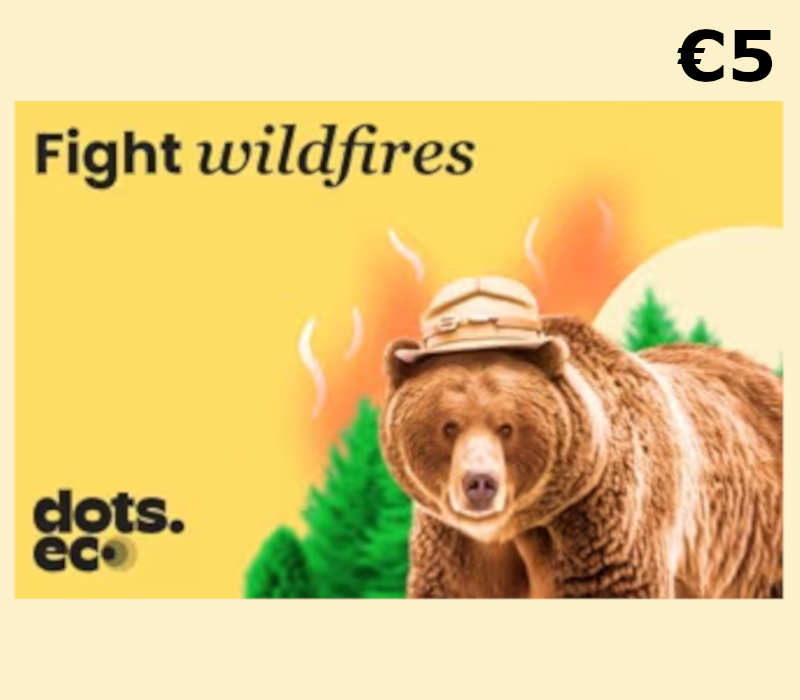 

Dots.eco - Fight Wildfires EUR 5 Gift Card HR