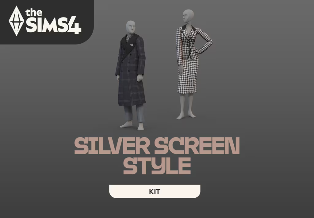 The Sims 4 - Silver Screen Style Kit DLC PC EA App CD Key screenshot 1
