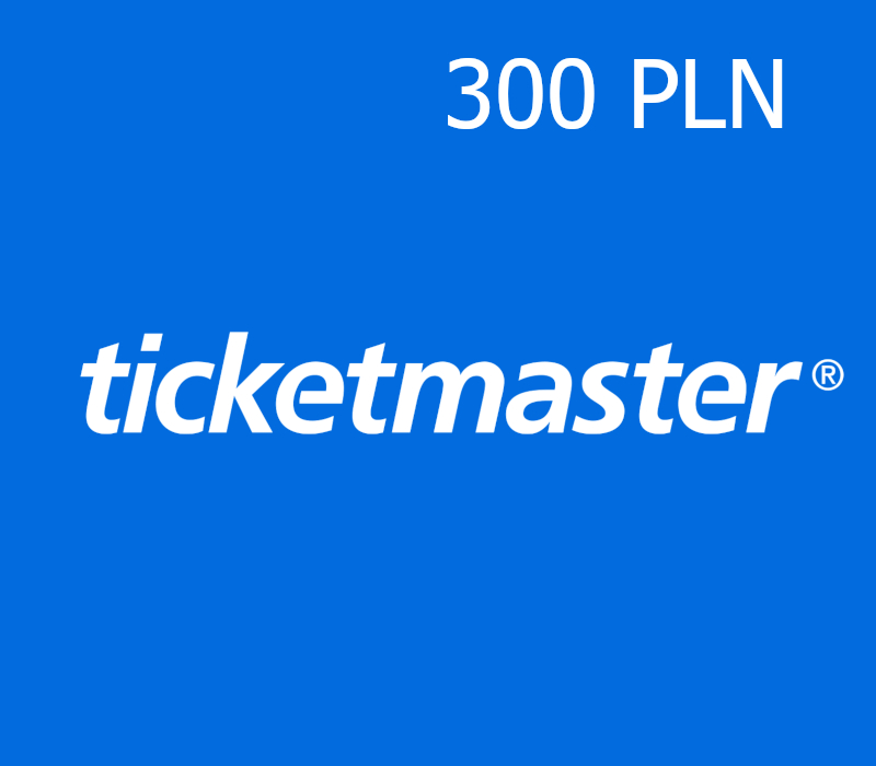 Ticketmaster 300 PLN Gift Card PL