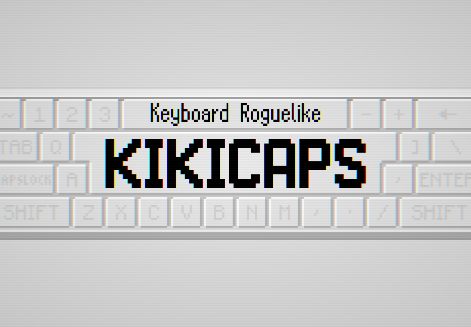 KIKICAPS: Keyboard Roguelike PC Steam CD Key screenshot 1