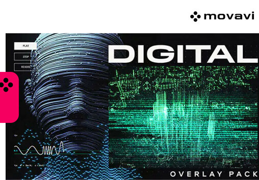 Movavi Video Editor 2025 - Digital Overlay Pack DLC PC Steam CD Key screenshot 1