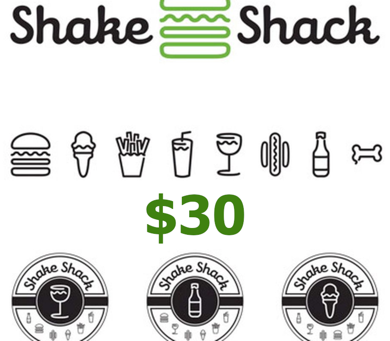 

Shake Shack USD 30 Gift Card US
