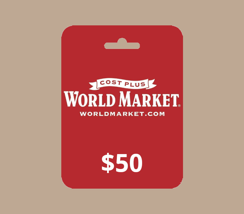 

Cost Plus World Market USD 50 Gift Card US