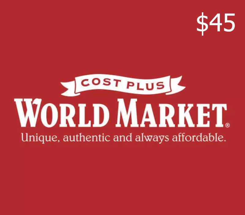 Cost Plus World Market USD 45 Gift Card US