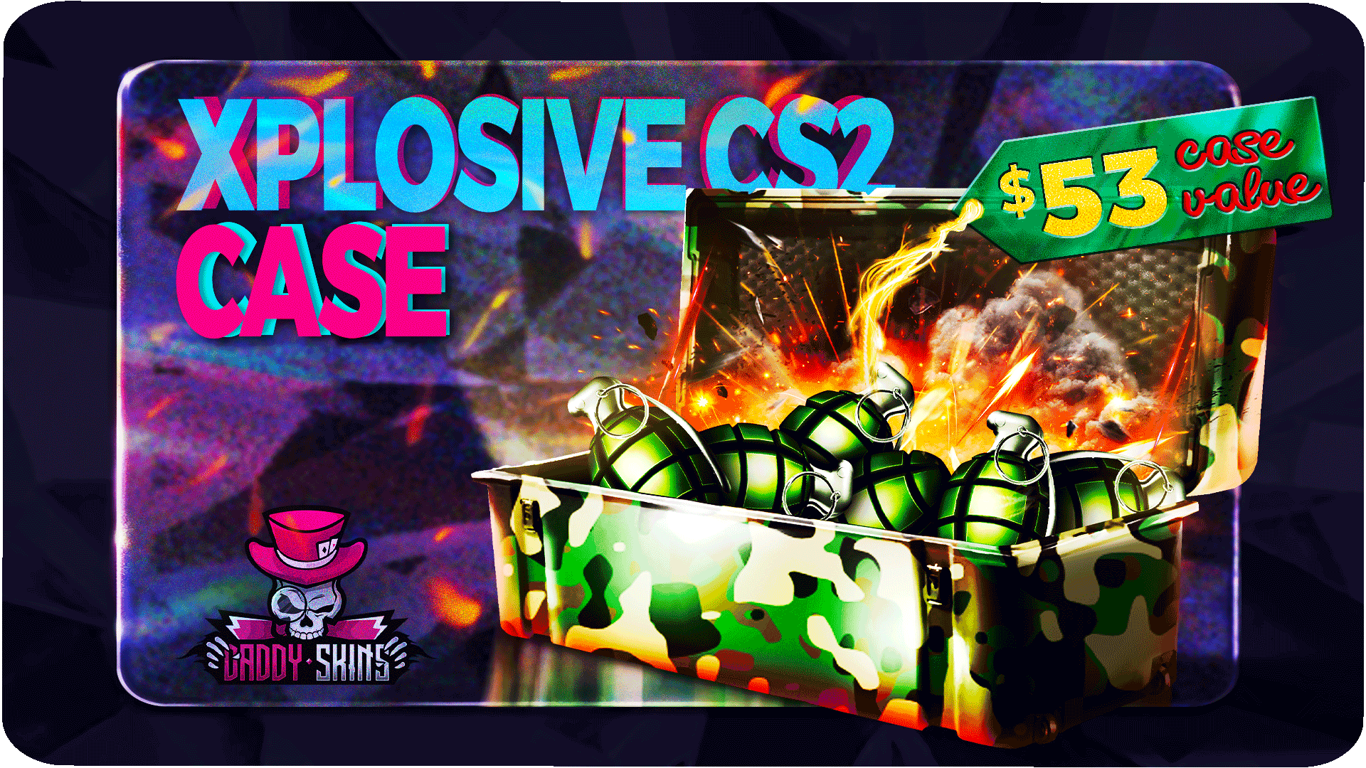 DaddySkins Xplosive CS2 Case - 2. kép - Ajándékkártya kategória