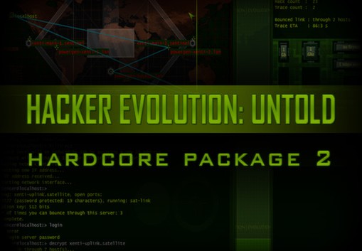 Hacker Evolution: Untold - Hardcore Package Part 2 DLC PC Steam CD Key screenshot 1