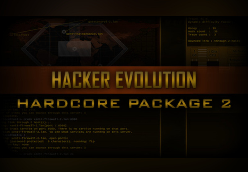 Hacker Evolution - Hardcore Package Part 2 DLC PC Steam CD Key screenshot 1