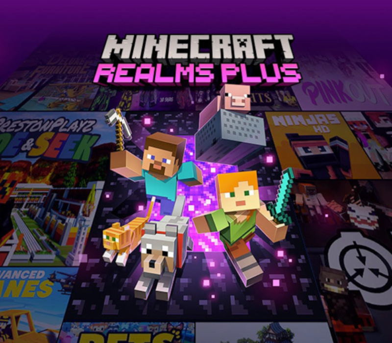 Minecraft Realms Plus 1-Month Subscription XBOX One / Xbox Series X|S / PC