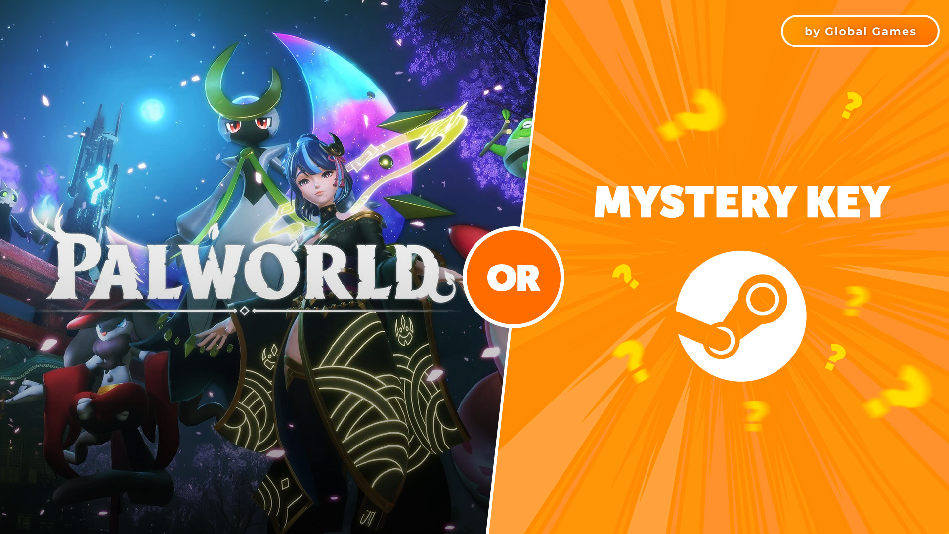 Palworld or Mystery Steam CD Key by Global Games