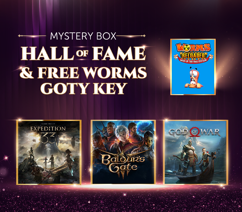Hall of Fame Mystery Box + FREE Worms GOTY Key