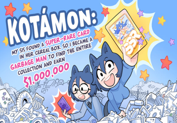 KOTAMON: My Sis Found A Super-Rare Card In Her Cereal Box, So I Became A Garbage Man To Find The Entire Collection And Earn $1,000,000 PC Steam CD Key screenshot 2