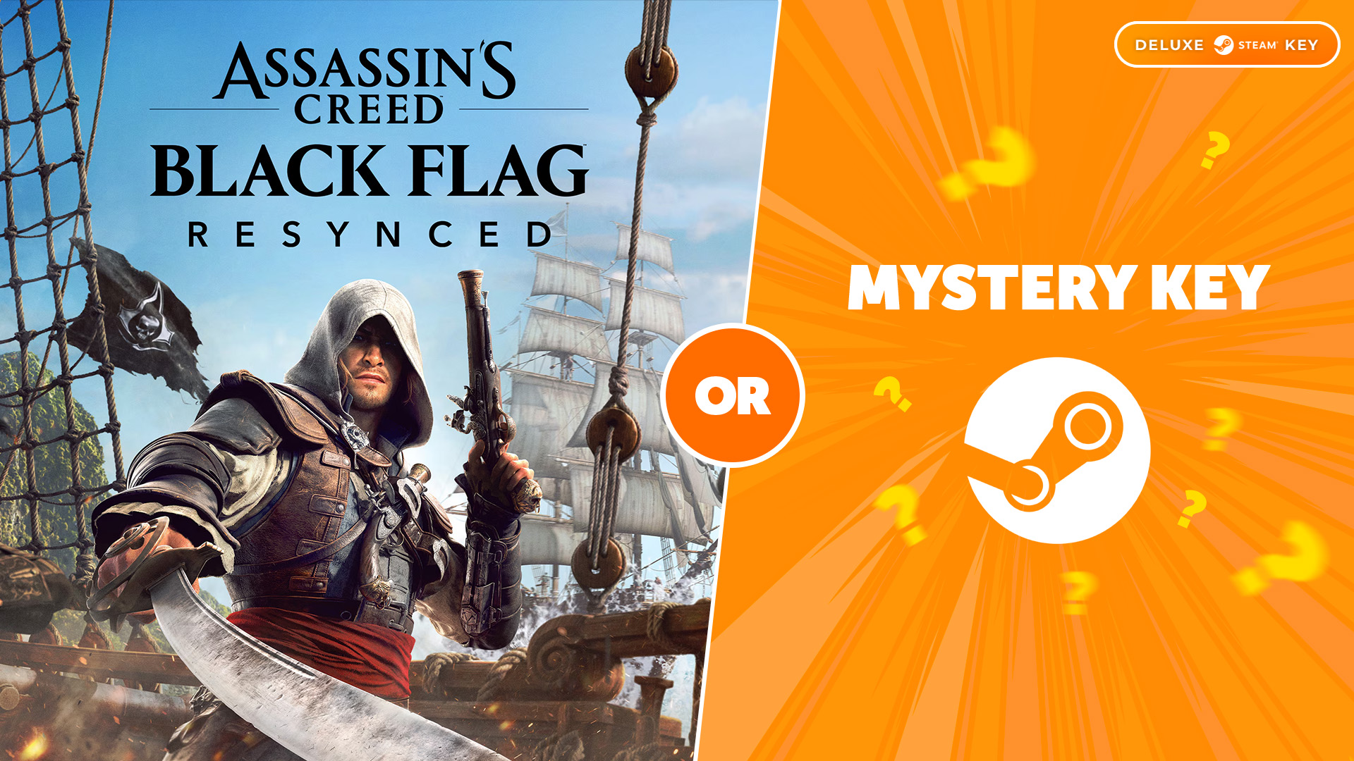 Assassin's Creed Black Flag Resynced Deluxe Edition or Mystery Key Steam CD Key by Digital Distribution Hub screenshot 2