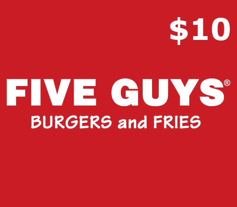 Five Guys USD 10 Gift Card US