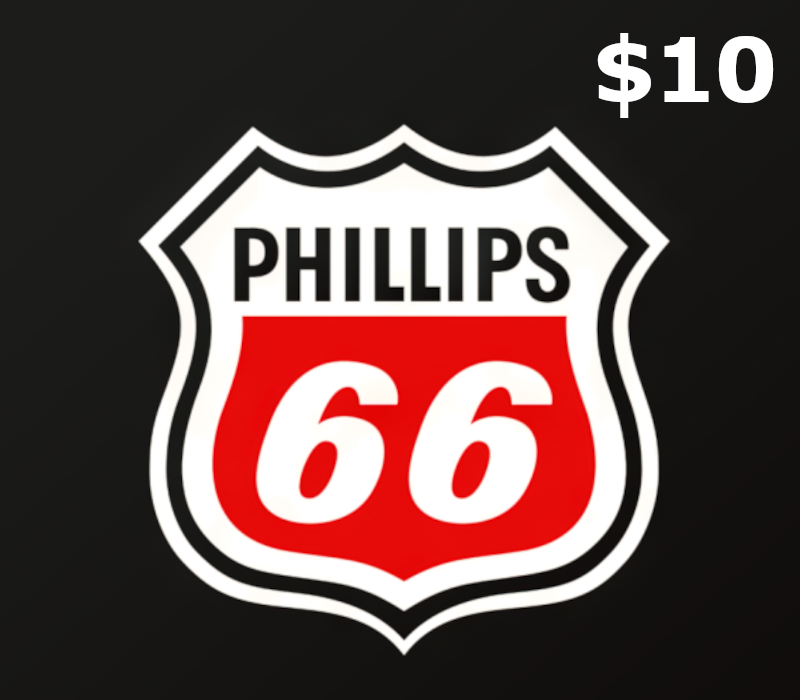 Phillips 66 USD 10 Gift Card US