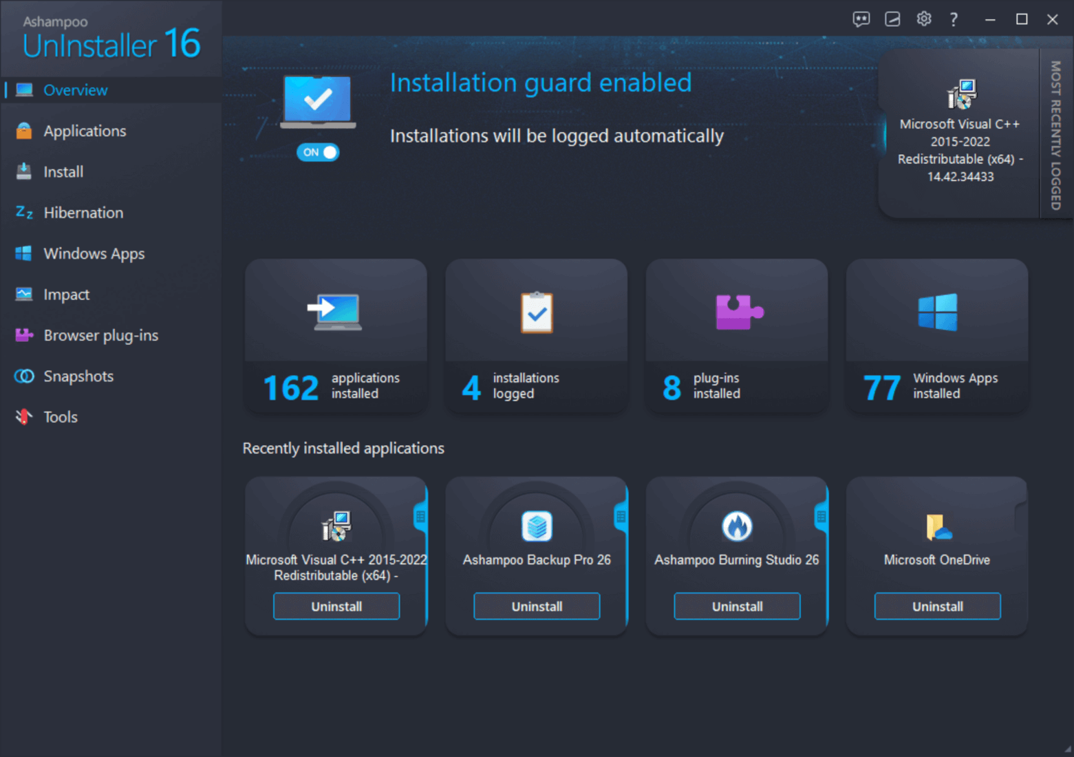 ashampoo-uninstaller-16-activation screenshot