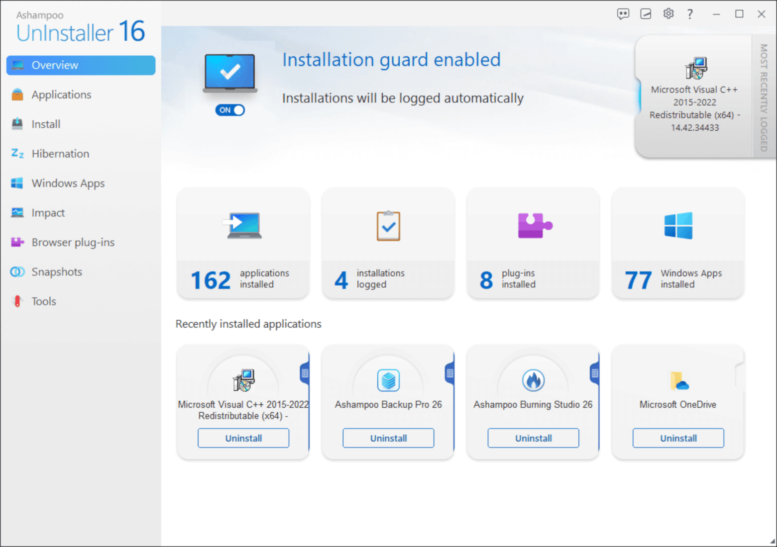ashampoo-uninstaller-16-activation screenshot