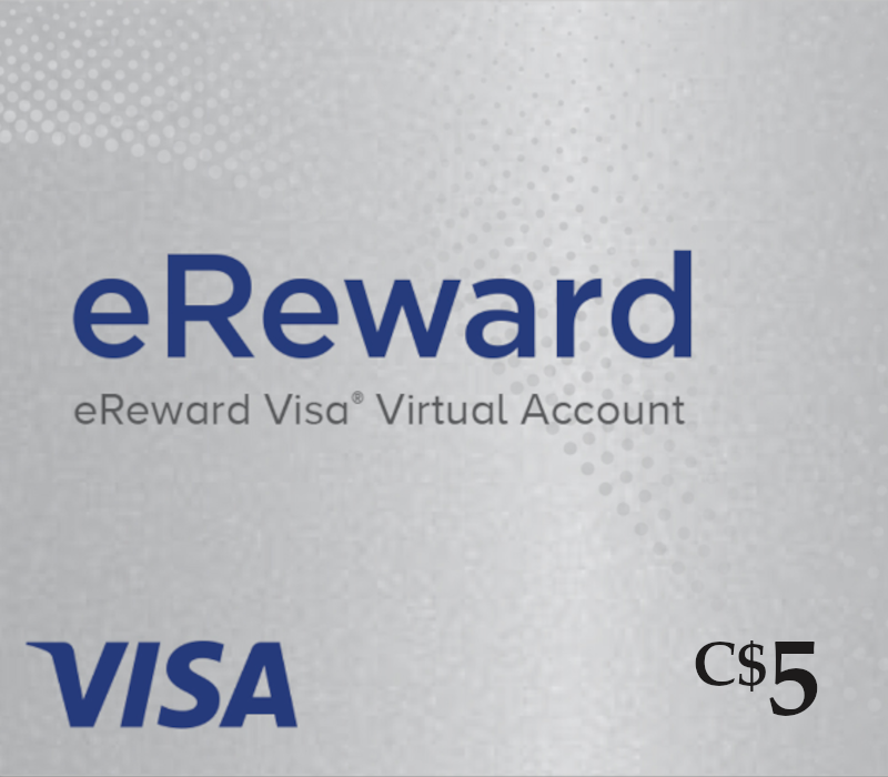 Prepaid Visa eReward CAD 5 Gift Card CA