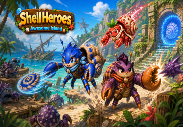 Shell Heroes: Awesome Island PC Steam CD Key screenshot 2