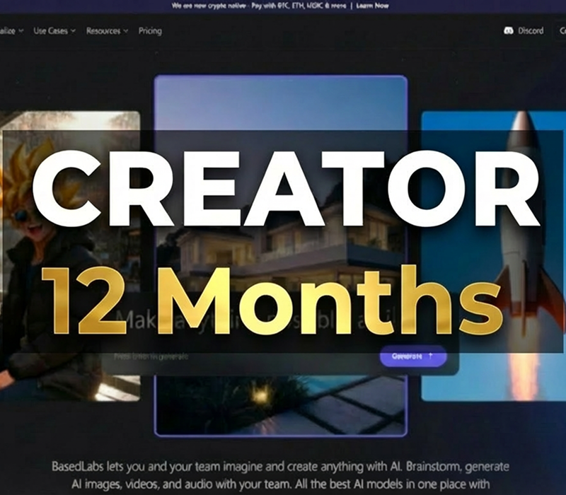 

basedlabs.ai - Creator Membership 12 Month Subscription
