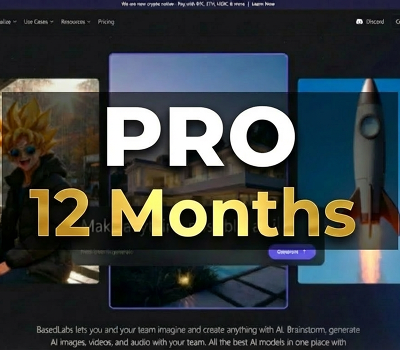 

basedlabs.ai - Pro Membership 12 Month Subscription