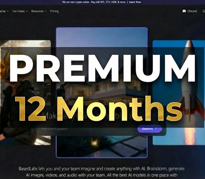 

basedlabs.ai - Premium Membership 12 Month Subscription
