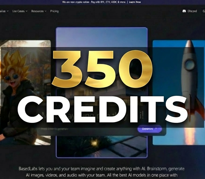 

basedlabs.ai 350 Credits Gift Card