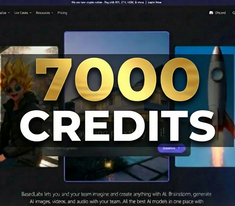 

basedlabs.ai 7000 Credits Gift Card