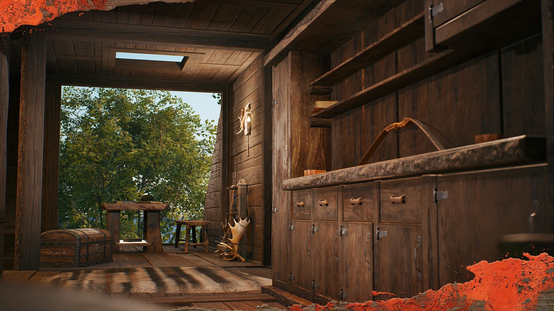 SCUM - Woodland Furniture Pack DLC PC Steam CD Key screenshot 7
