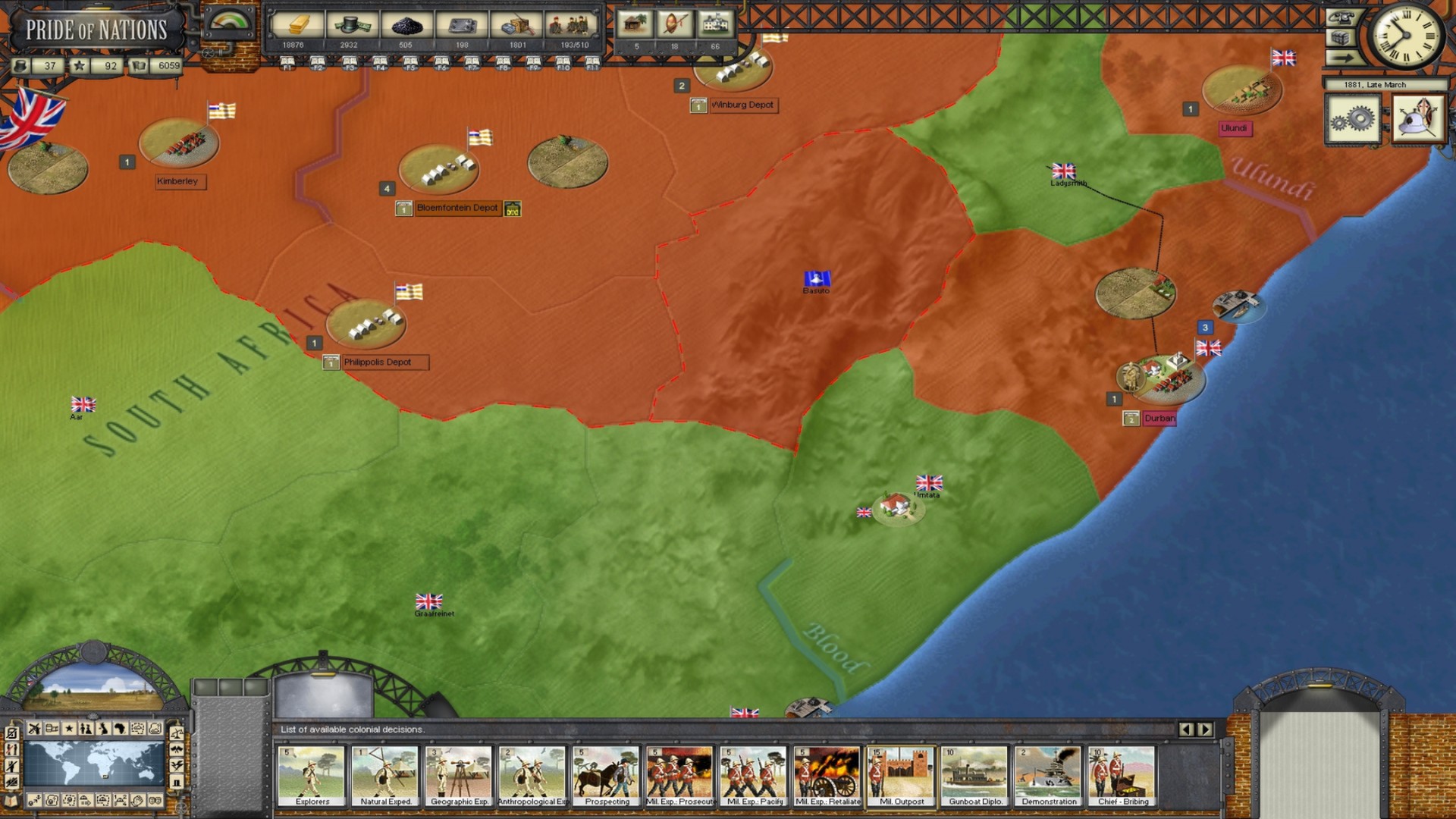 Pride Of Nations - The Scramble For Africa DLC Steam CD Key