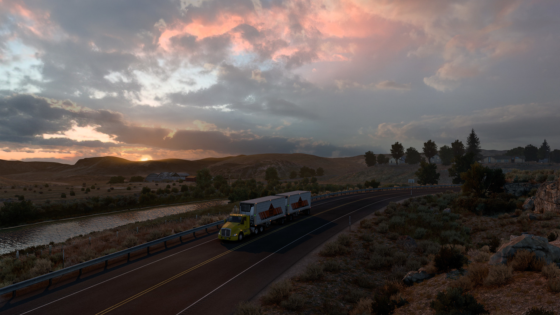 American Truck Simulator - Wyoming DLC EU Steam CD Key