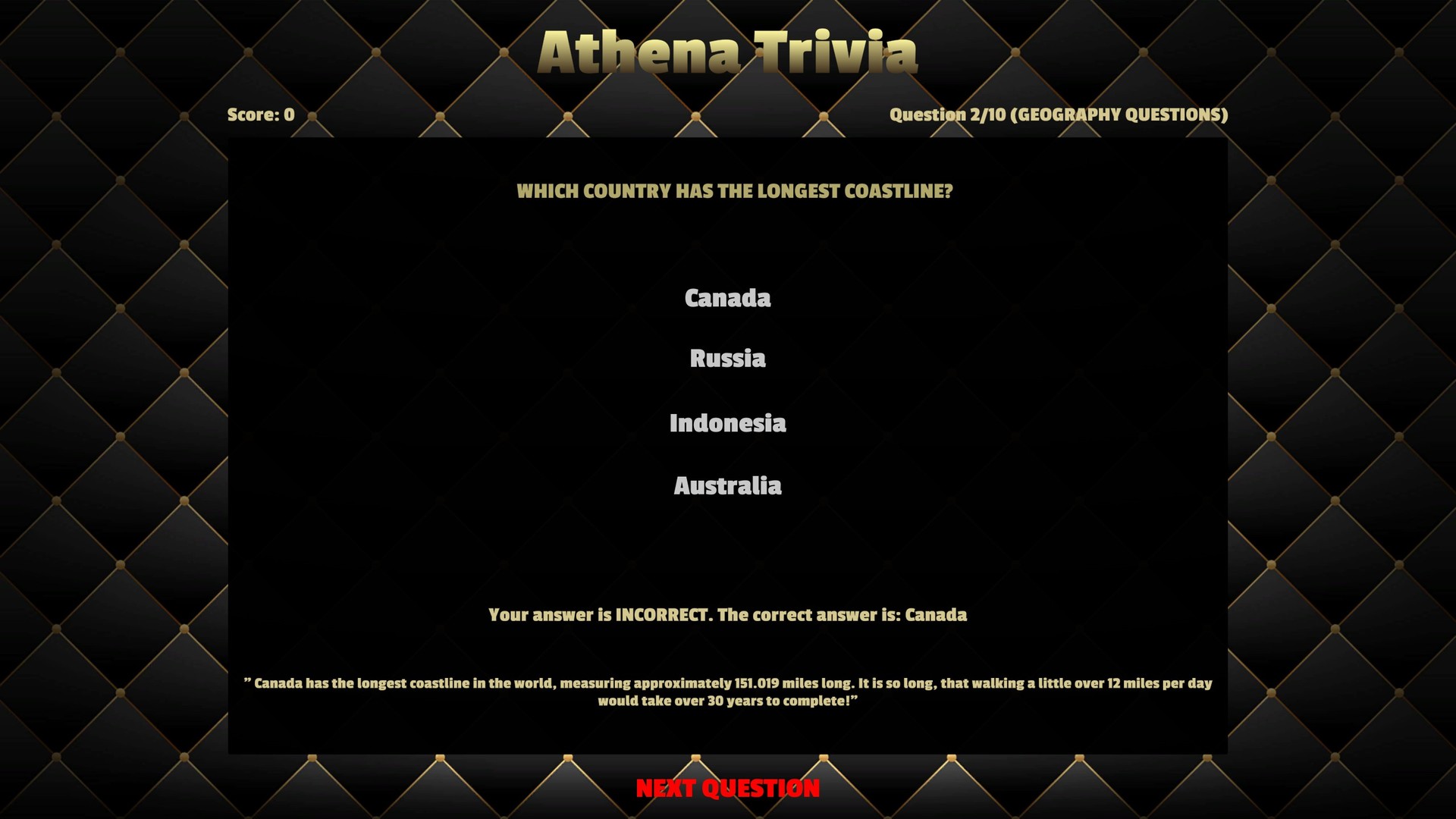 Athena Trivia + All Answers DLC Steam CD Key
