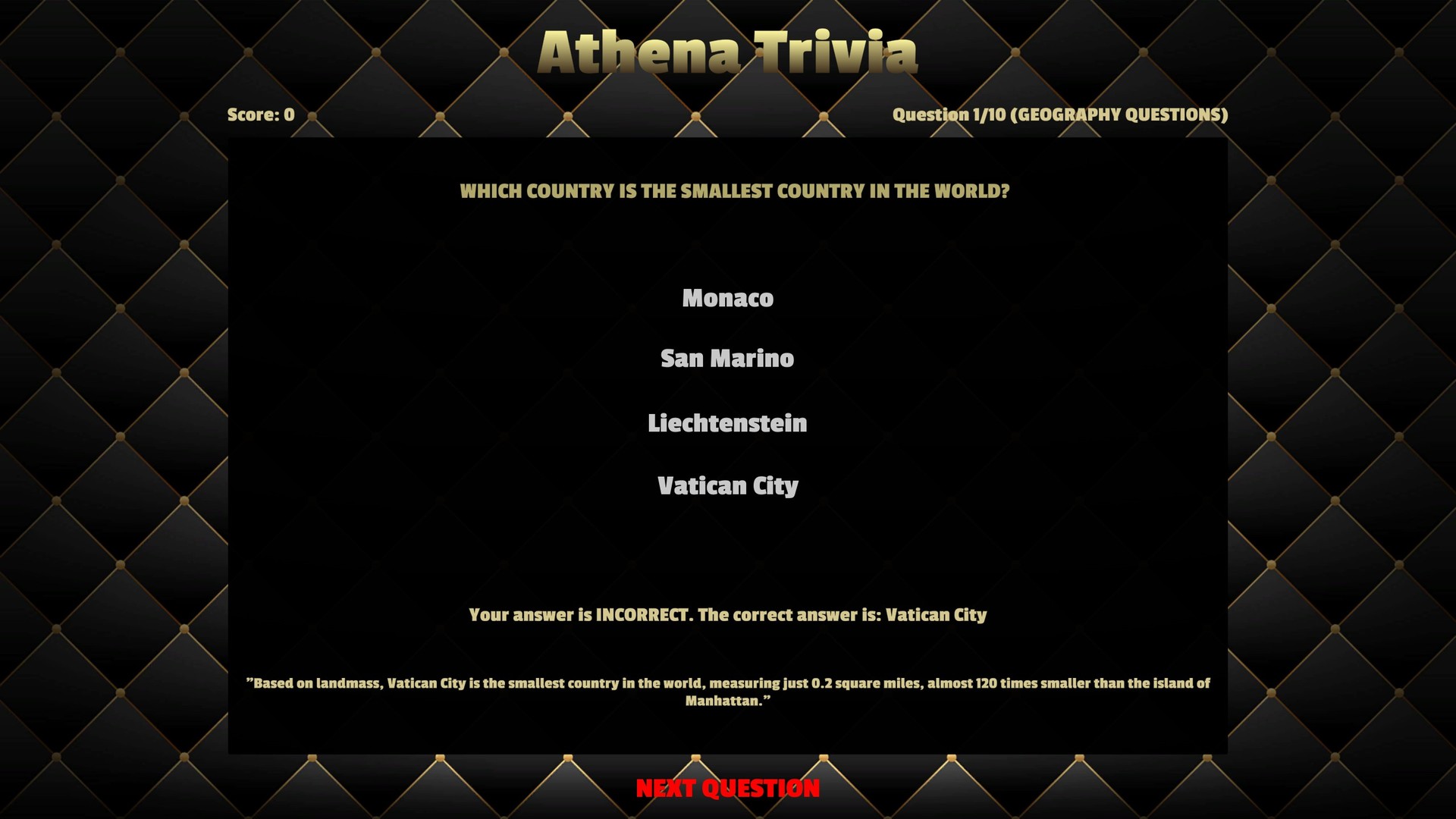 Athena Trivia Steam CD Key