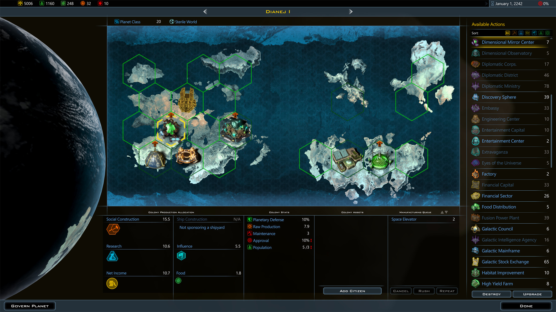 Galactic Civilizations III - Worlds In Crisis DLC Steam CD Key