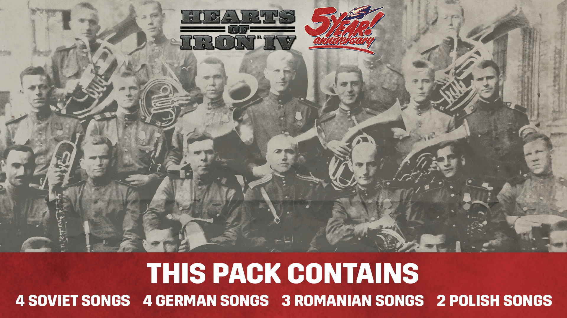 Hearts Of Iron IV - Eastern Front Music Pack DLC Steam CD Key