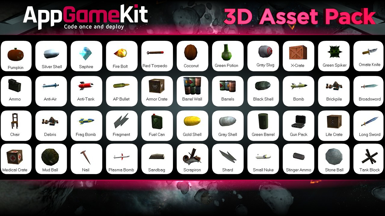 AppGameKit - 3D Asset Pack DLC Steam CD Key