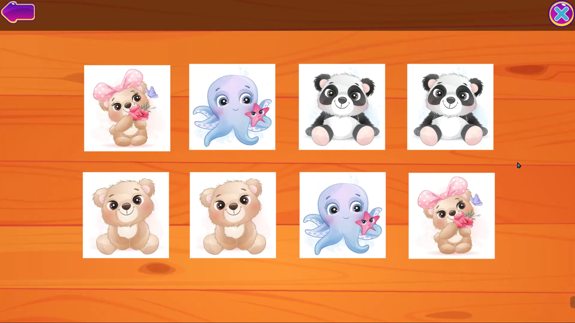 Cute Animals Memory Card Game Steam CD Key