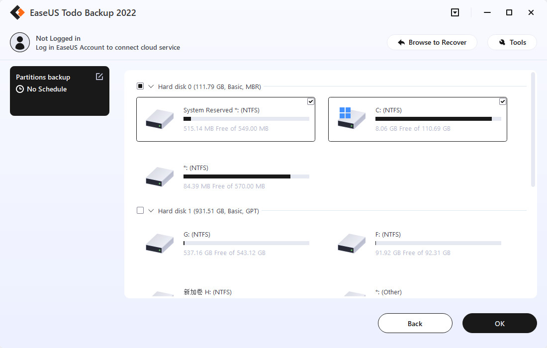 EaseUS Todo Backup Cloud 1TB 2023 Key (1 Year / 1 PC)