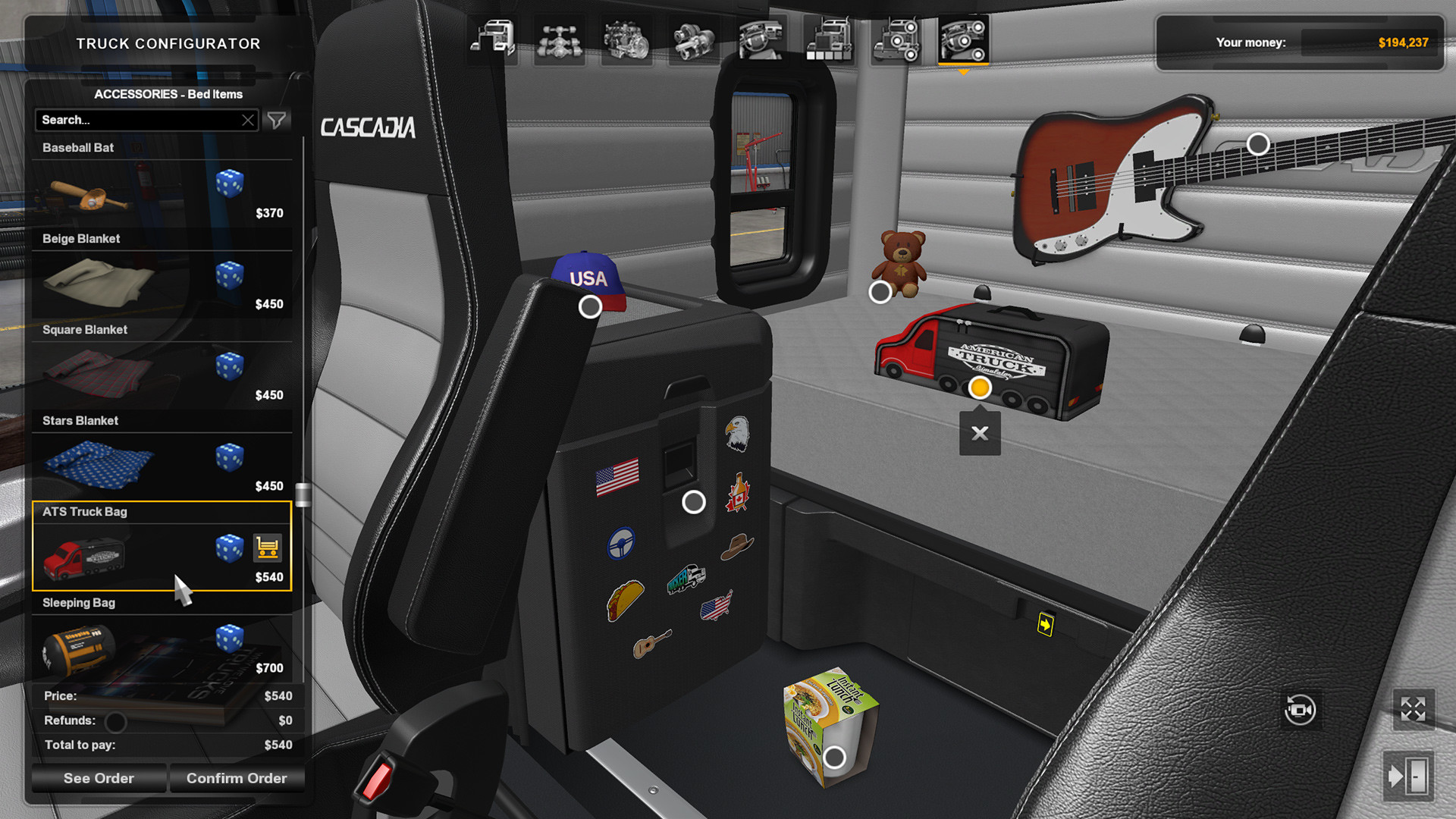 American Truck Simulator - Cabin Accessories DLC Steam CD Key
