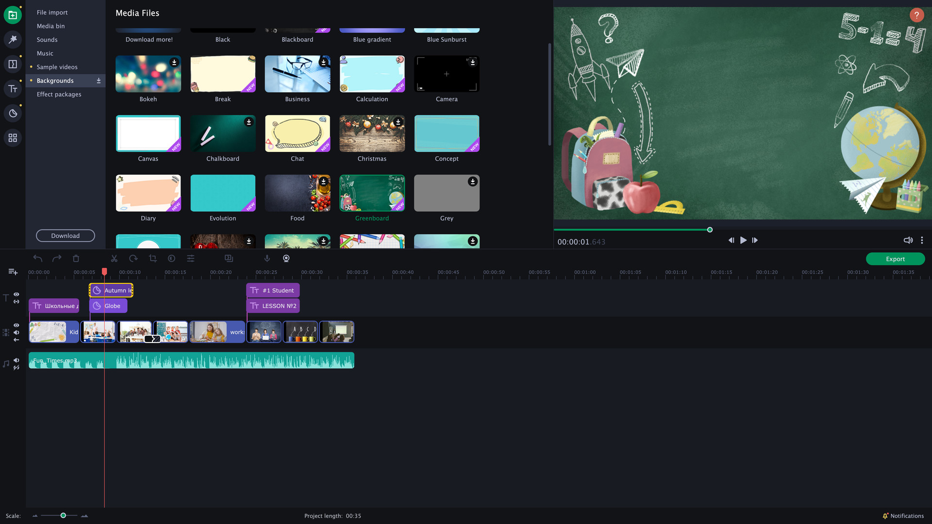 Movavi Slideshow Maker 8 - Education Set Effects DLC Steam CD Key