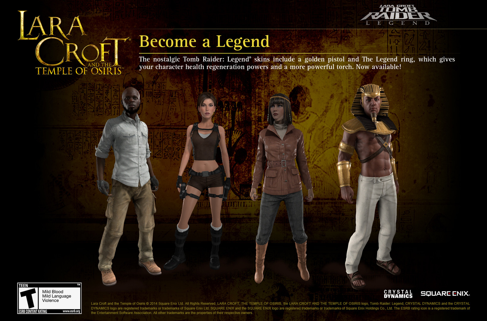 Lara Croft And The Temple Of Osiris - Legend Pack DLC Steam CD Key