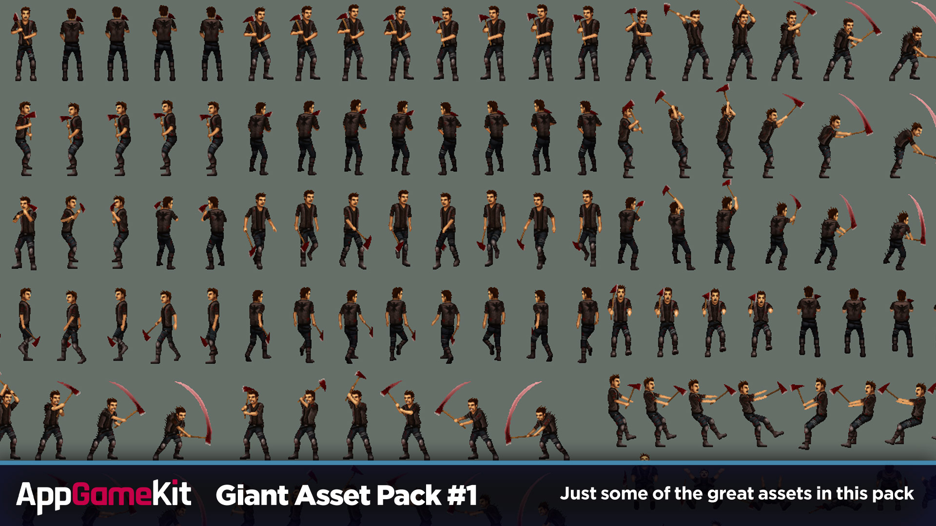 AppGameKit Classic - Giant Asset Pack 1 DLC EU Steam CD Key