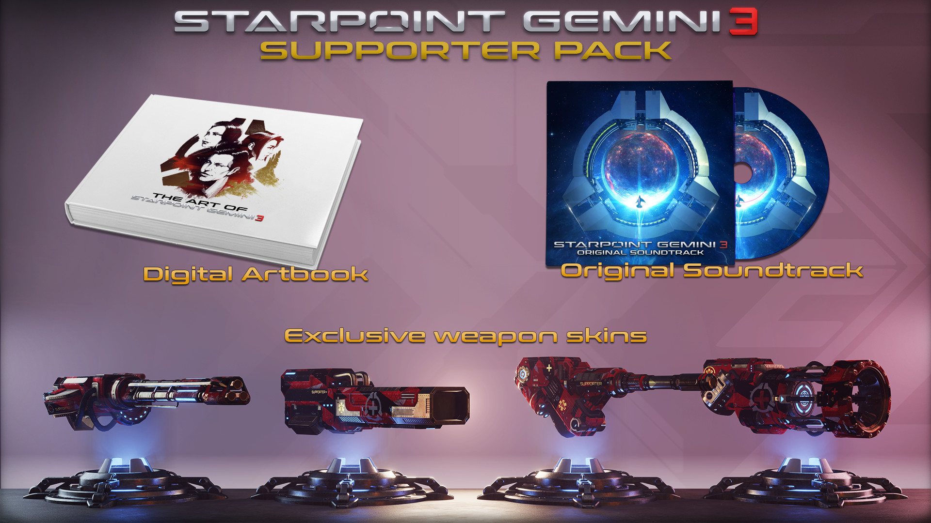 Starpoint Gemini 3 - Supporter Pack DLC Steam CD Key