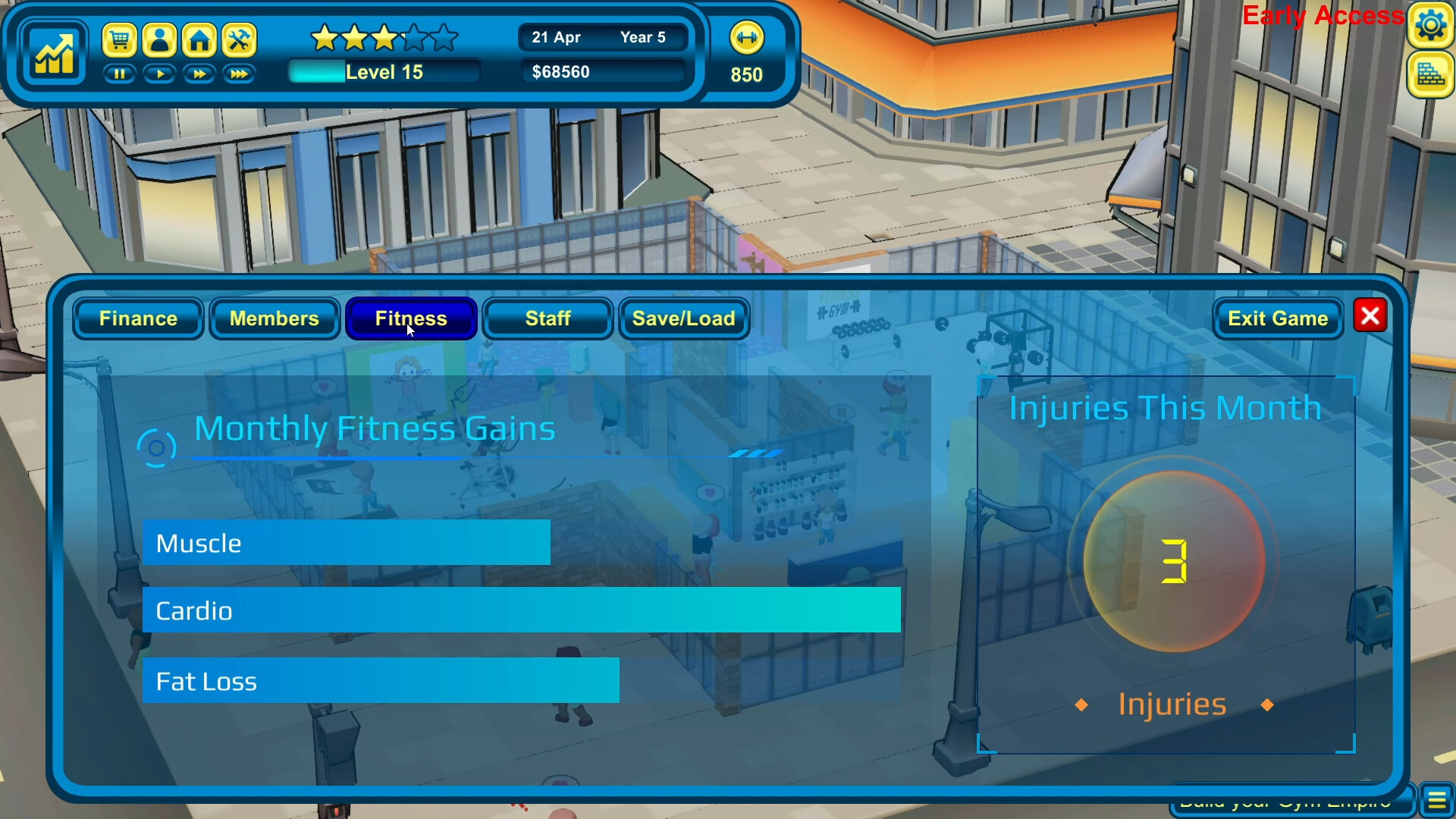 Gym Empire - Gym Tycoon Sim Management Steam CD Key