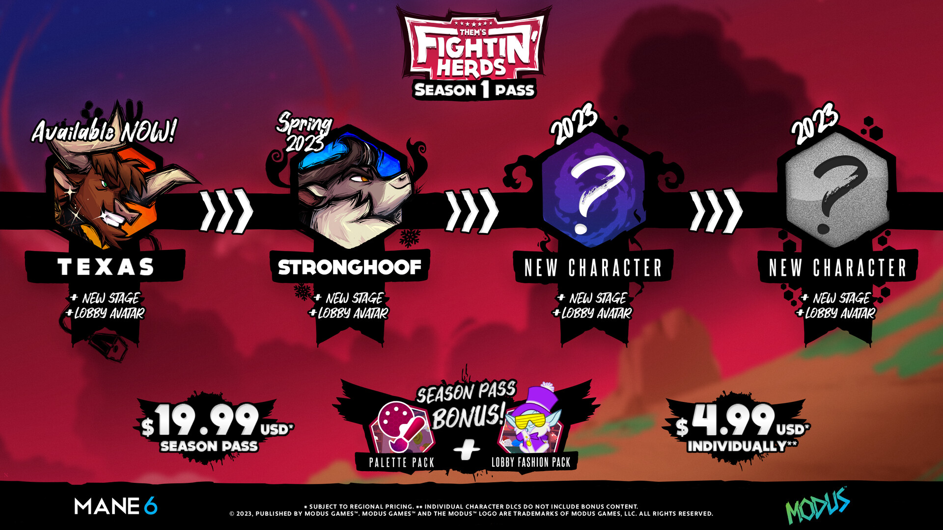 Them's Fightin' Herds - Season 1 Pass DLC Steam CD Key