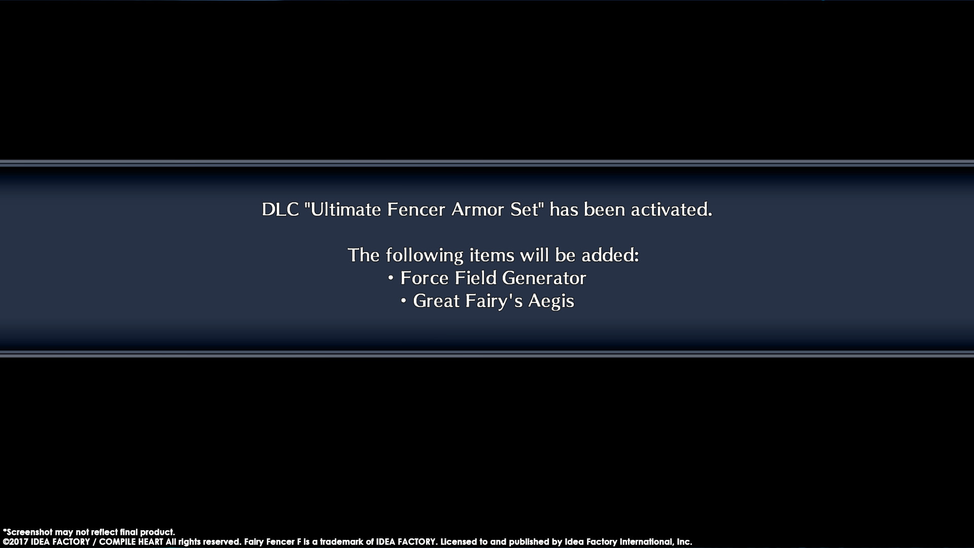 Fairy Fencer F: ADF - Ultimate Fencer Armor Set DLC Steam