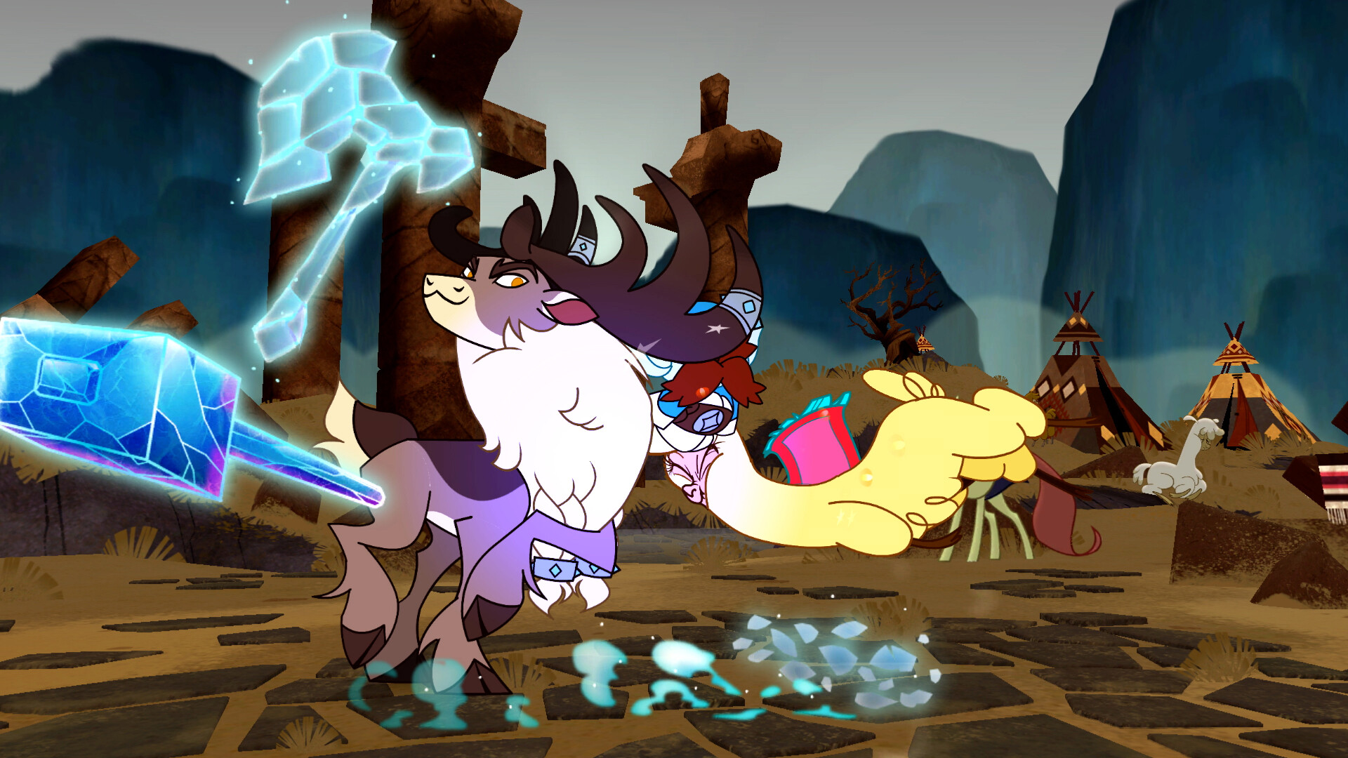 Them's Fightin' Herds - Character/Stage: Stronghoof DLC Steam