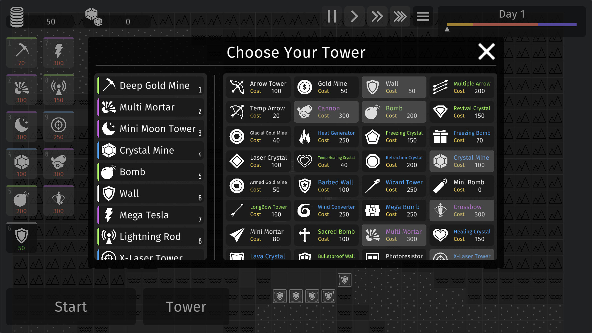 Minimalist Tower Defense Steam