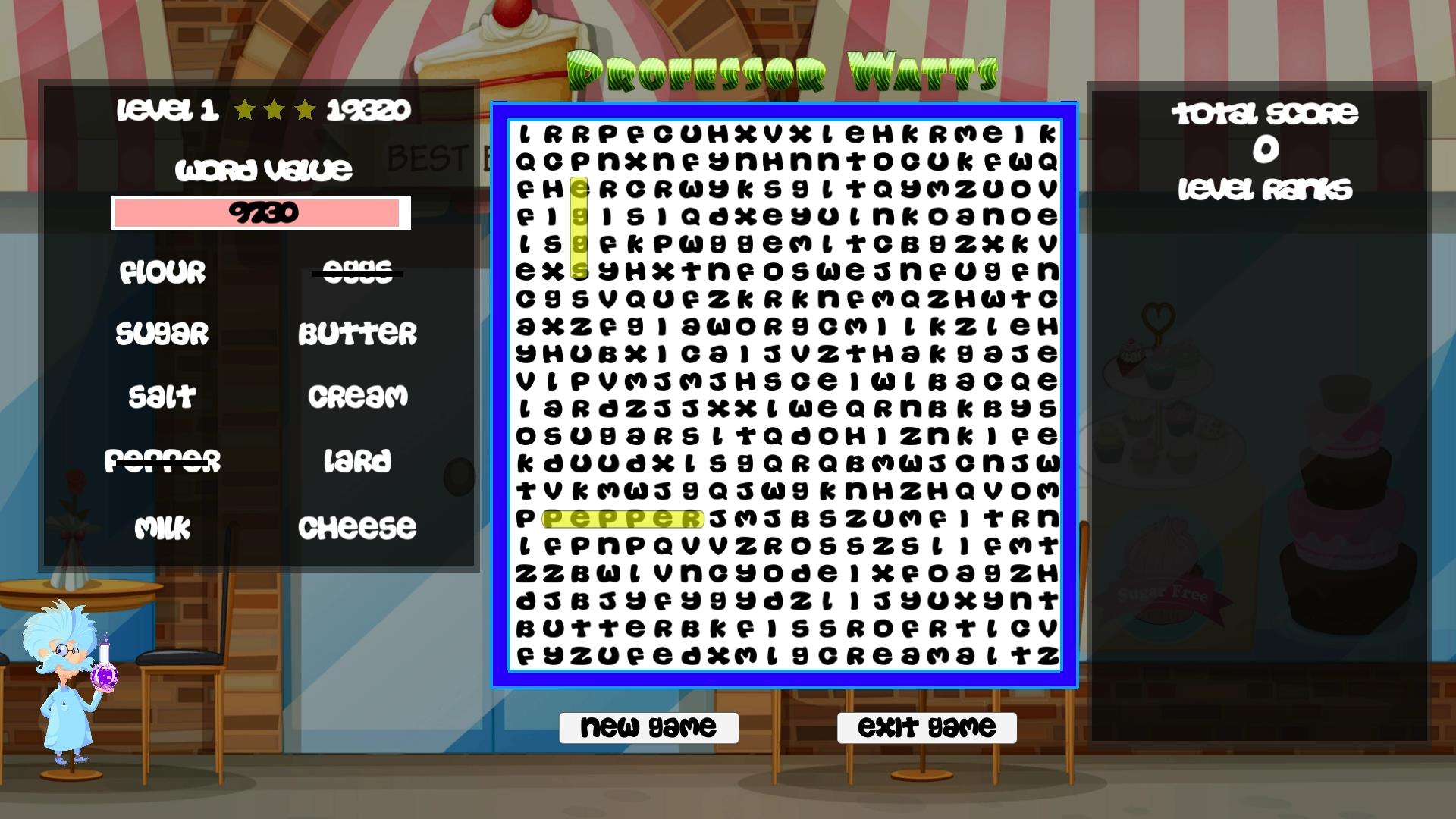 Professor Watts Word Search: Yummy Foods Steam CD Key